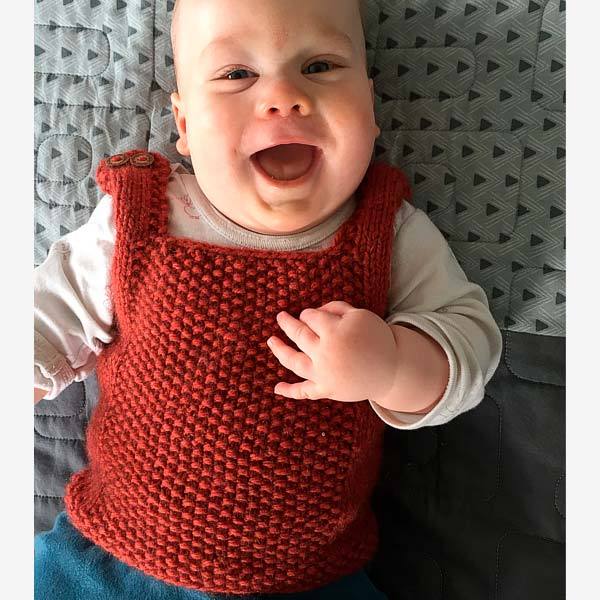 © baby professor vest by sam lamb • www.ravelry.com