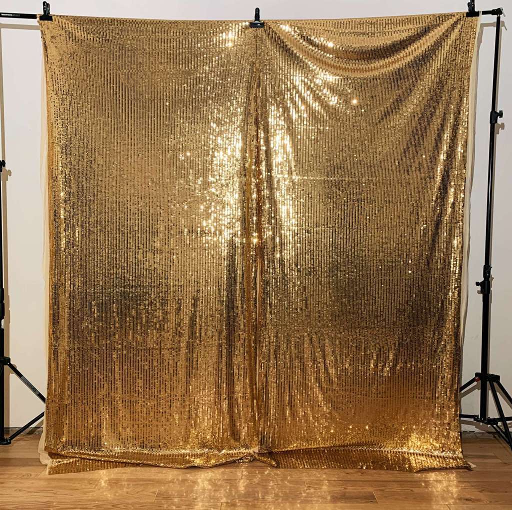 Фон тканевый праздничный "Бразильские пайетки"