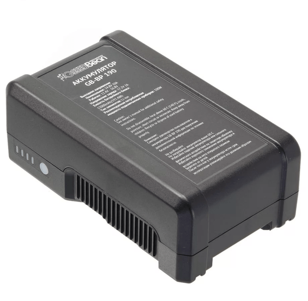 Аккумулятор GreenBean GB-BP 190 с V-Mount