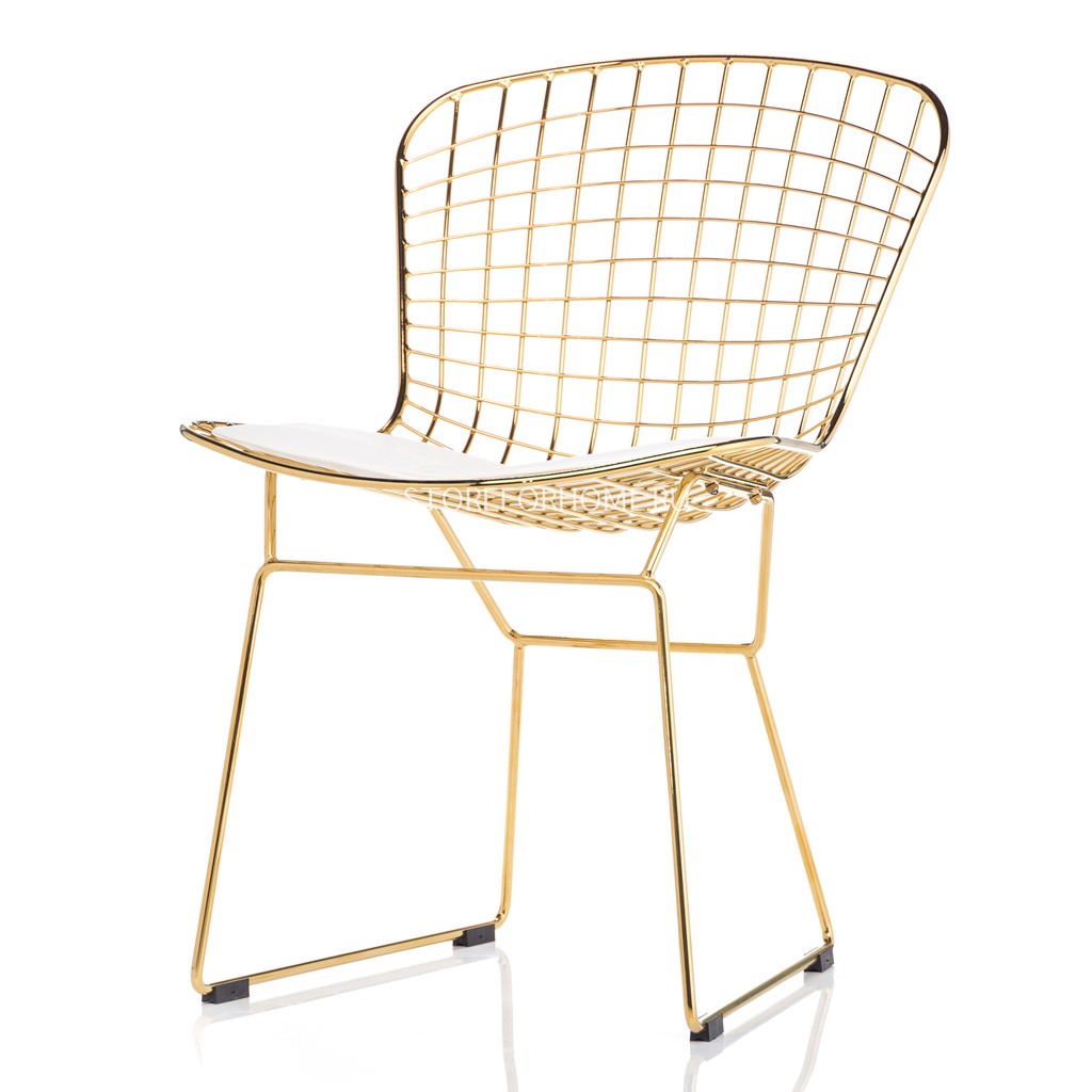 Стул Bertoia Gold