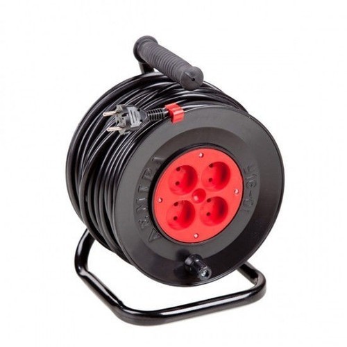 Электрический удлинитель на катушке 50м, 3500Вт