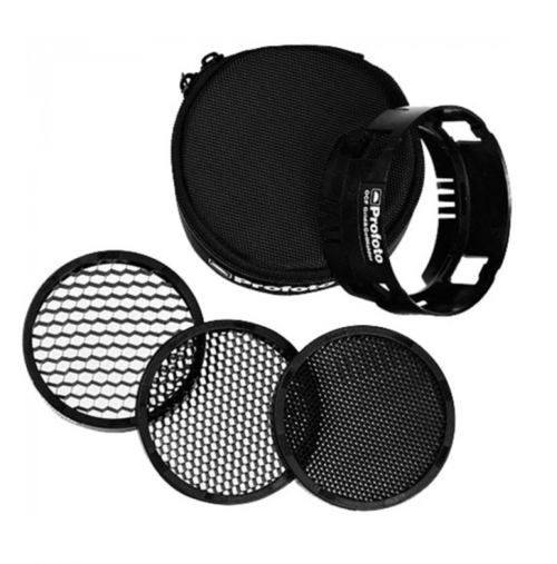 Комплект сотовых решеток с держателем в сумке Profoto OCF Grid kit