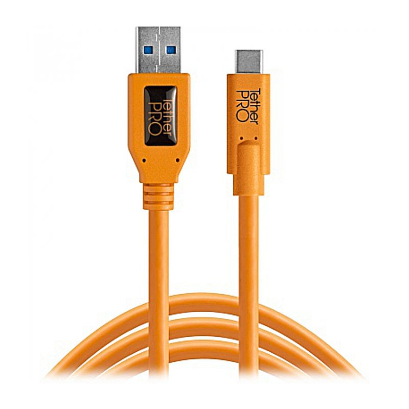 Кабель Tether Tools TetherPro USB 3.0 to USB-C 4.6m Orange