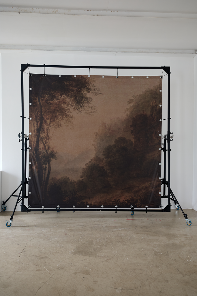 Фон натяжной Осенний принт