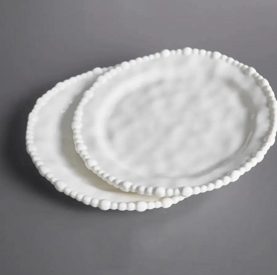 Набор тарелок сервировочных плоских 2 штуки 20,5 см