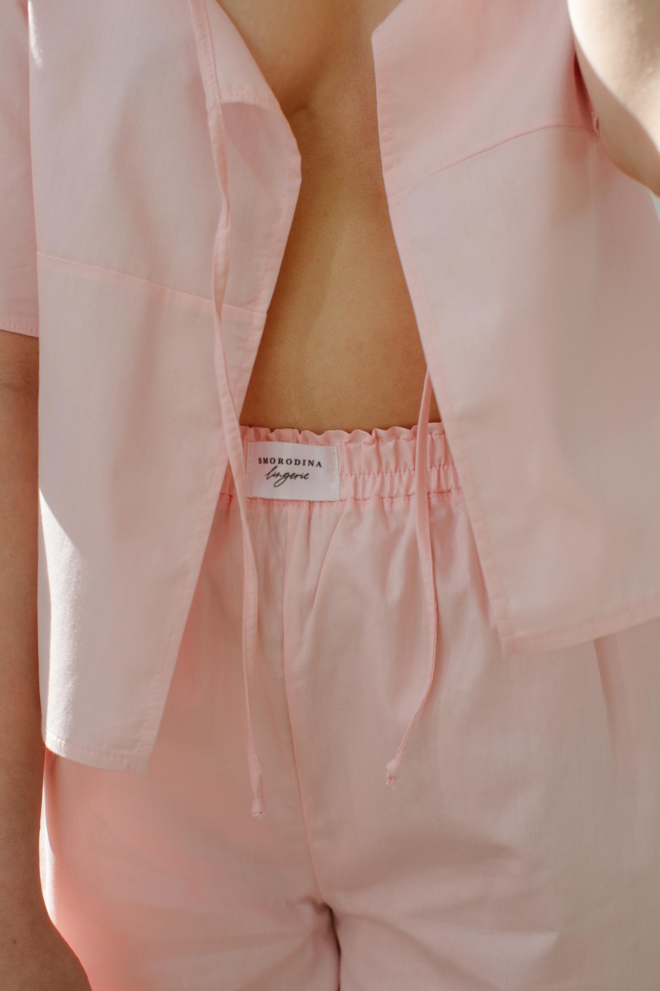 Костюм (рубашка+шорты) РОЗОВЫЙ ЗАКАТ