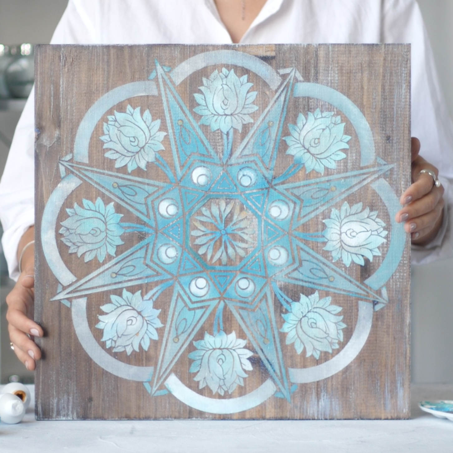 Видеокурс "Роспись по трафарету"