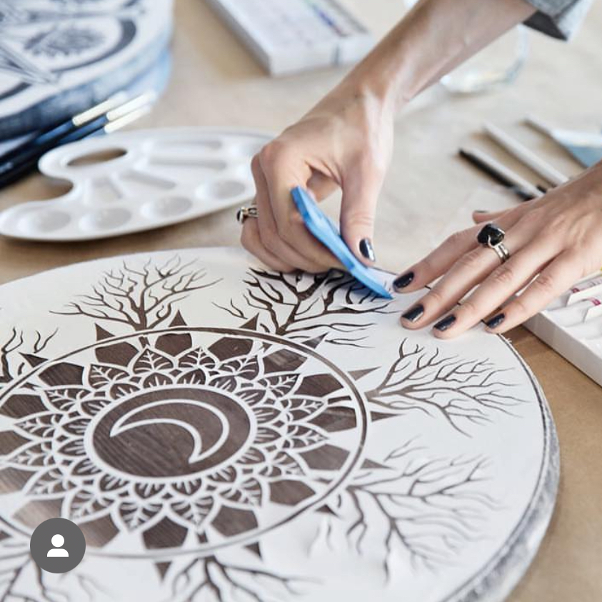 Трафареты для курса "Роспись по трафарету"