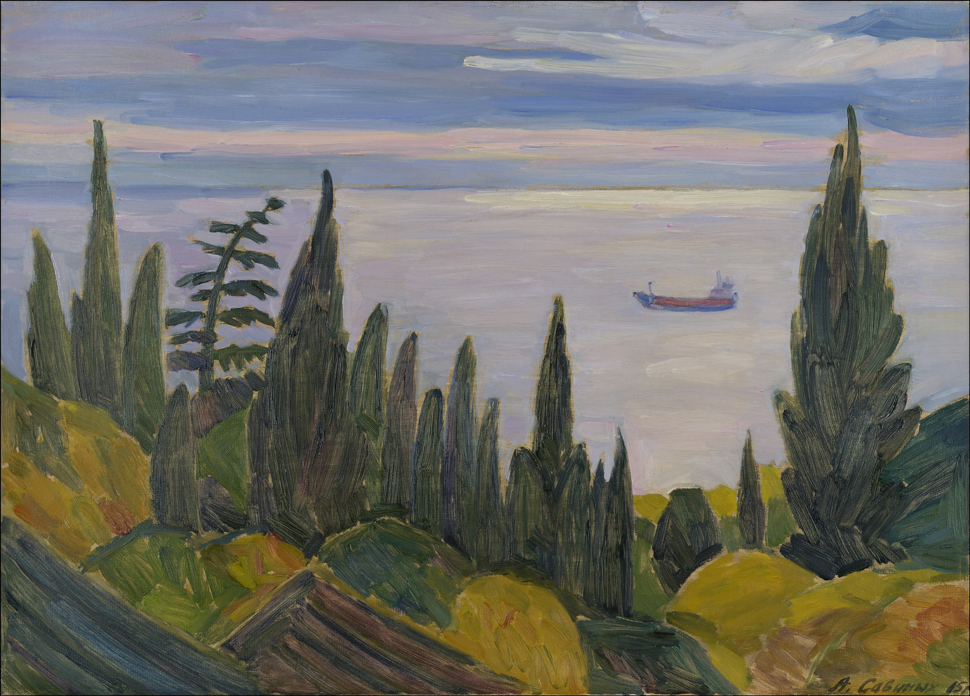 Гурзуф. Вид из окна.