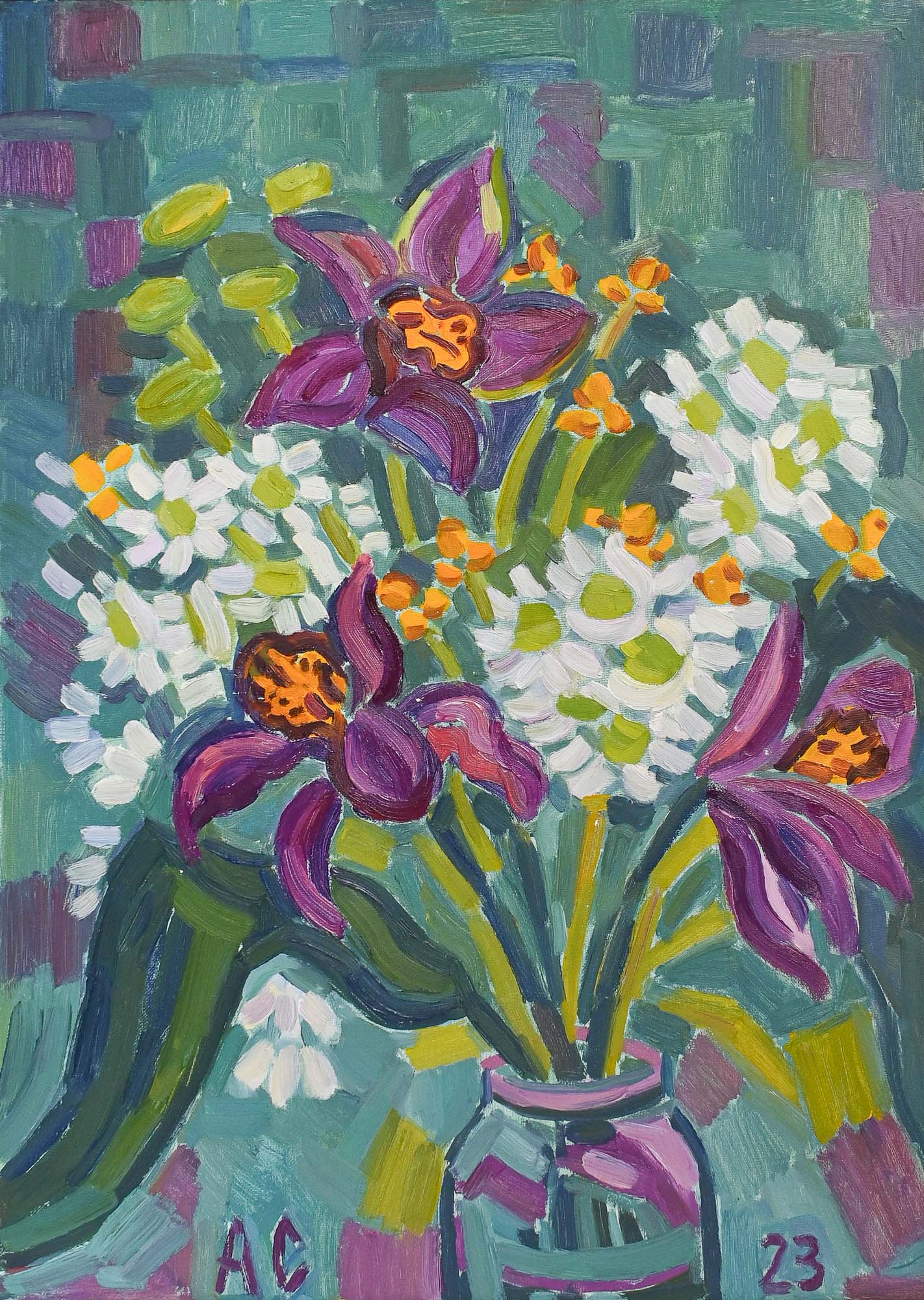 Орхидеи и Хризантемы