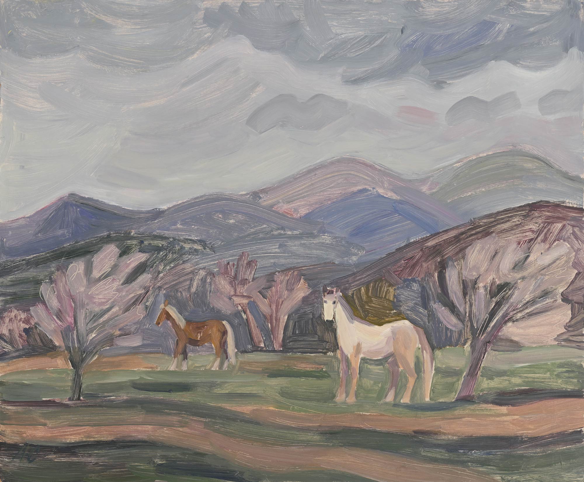 Белая лошадь