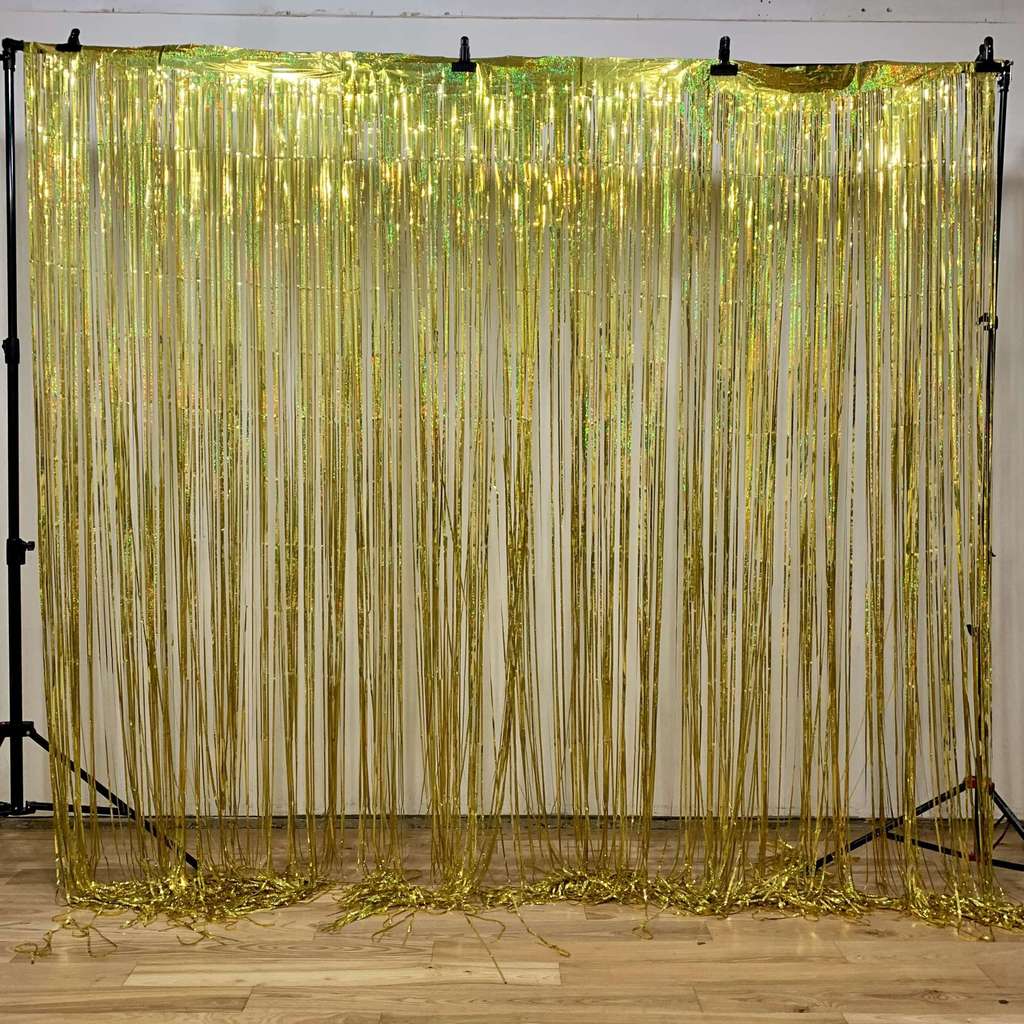 Фон Мишура "Shine Gold"