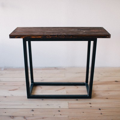 Стол барный дерево и металл
