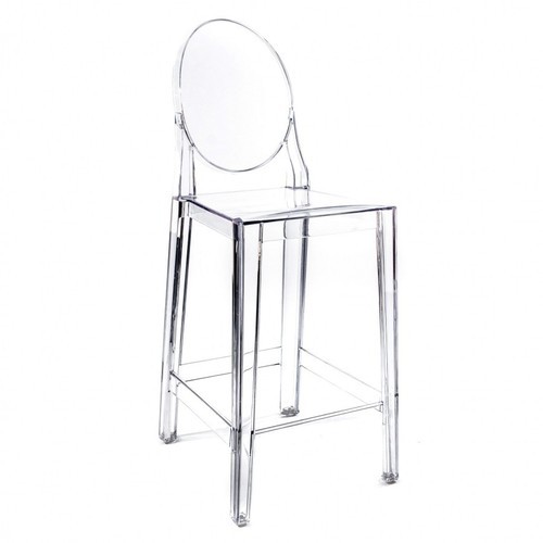 Полубарный стул прозрачный