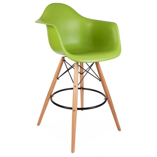 Барный стул Eames DAW зеленый