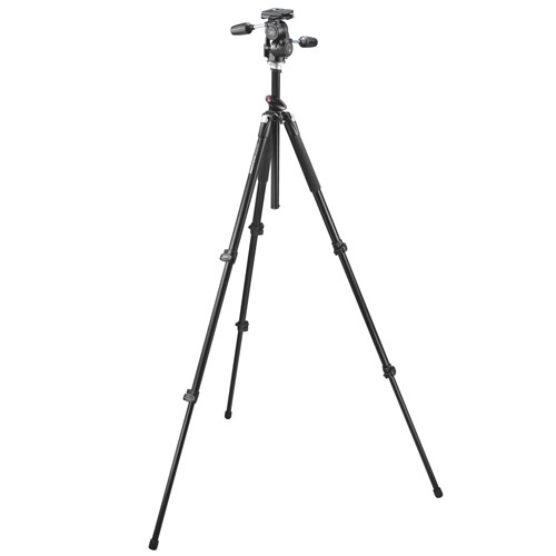 Штатив Manfrotto 055XPROB c 3D головкой 808RC4 и функцией горизонтального наклона центральной штанги