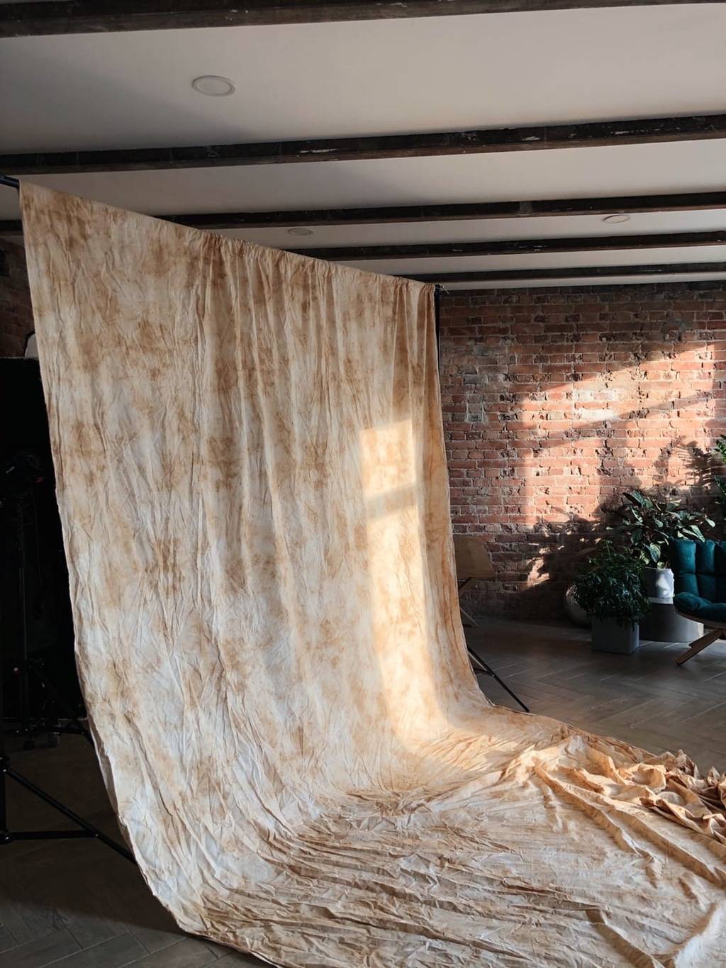 Пампасный тканевый фон