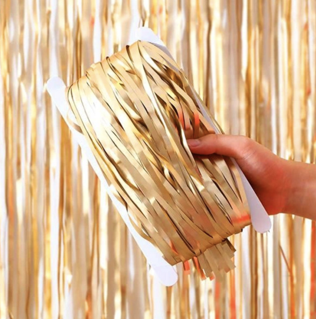 Фон Мишура "Gold" матовая