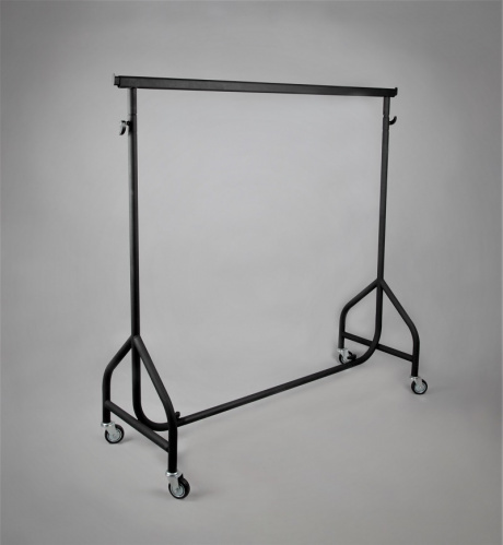 Рейл/Вешало для одежды усиленное  черное