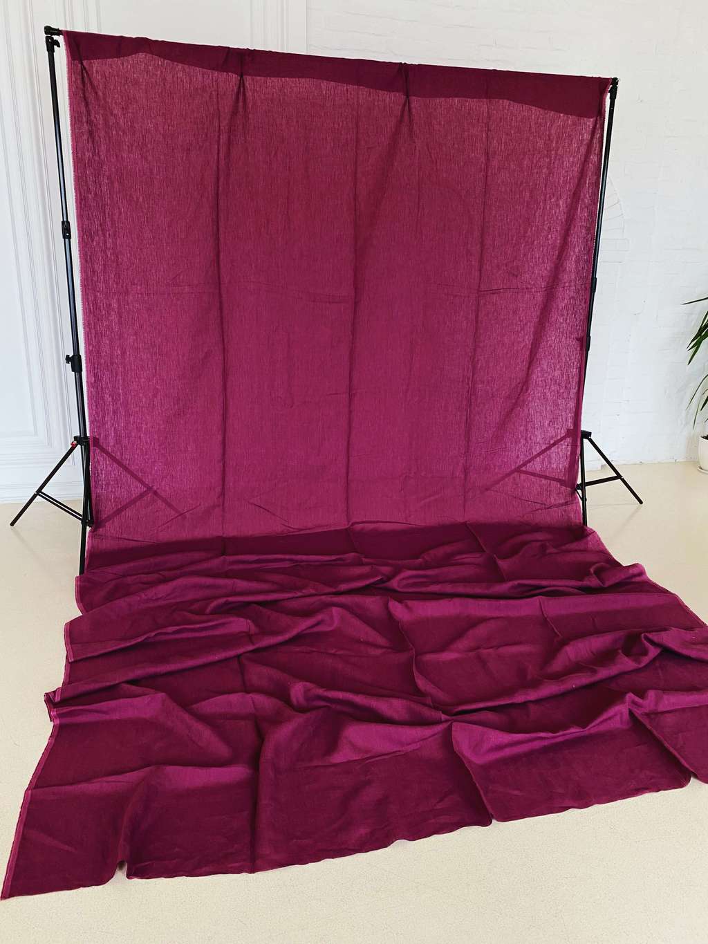 Маракуйя льняной фон