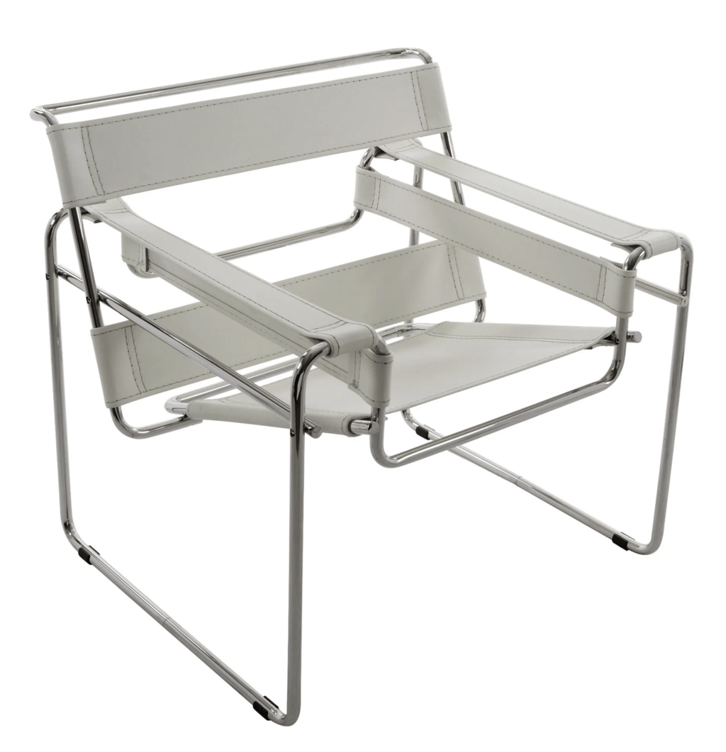 Кресло Василия белое  (Wassily Chair)