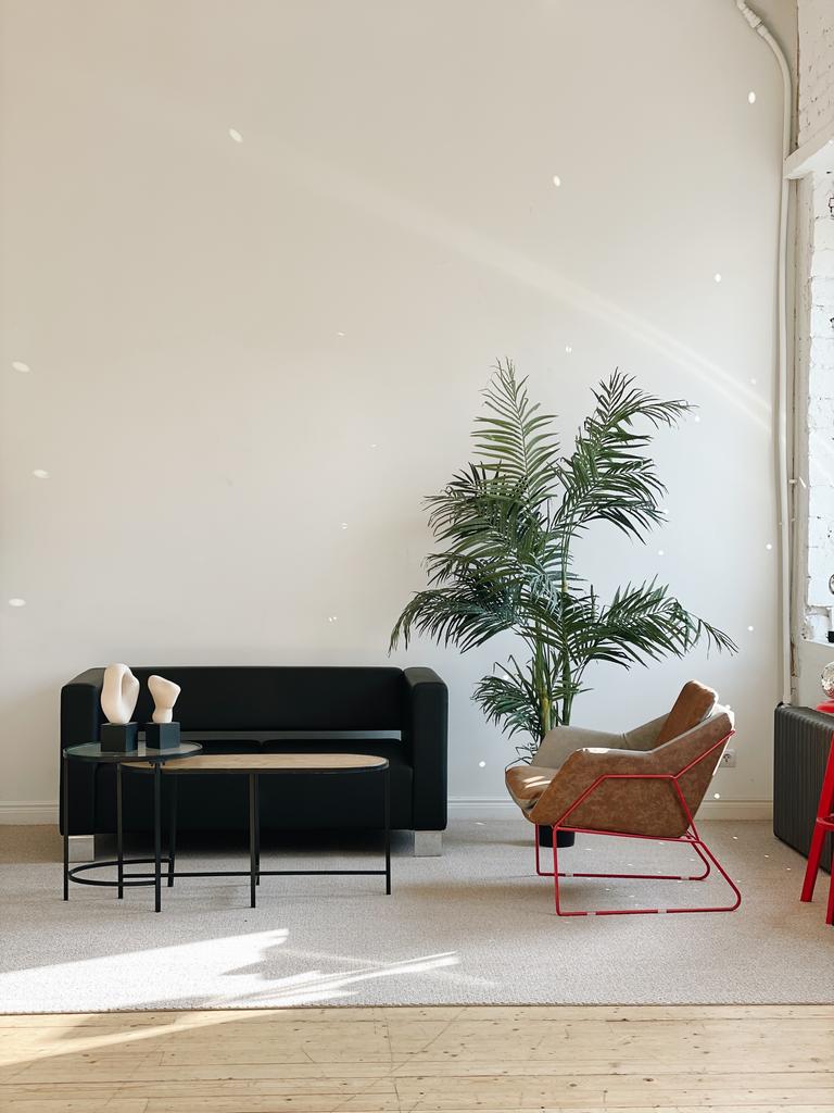 Диван офисный черный Нео