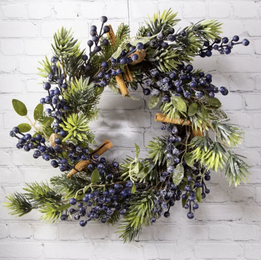 Венок Nordberry заснеженный 40 см