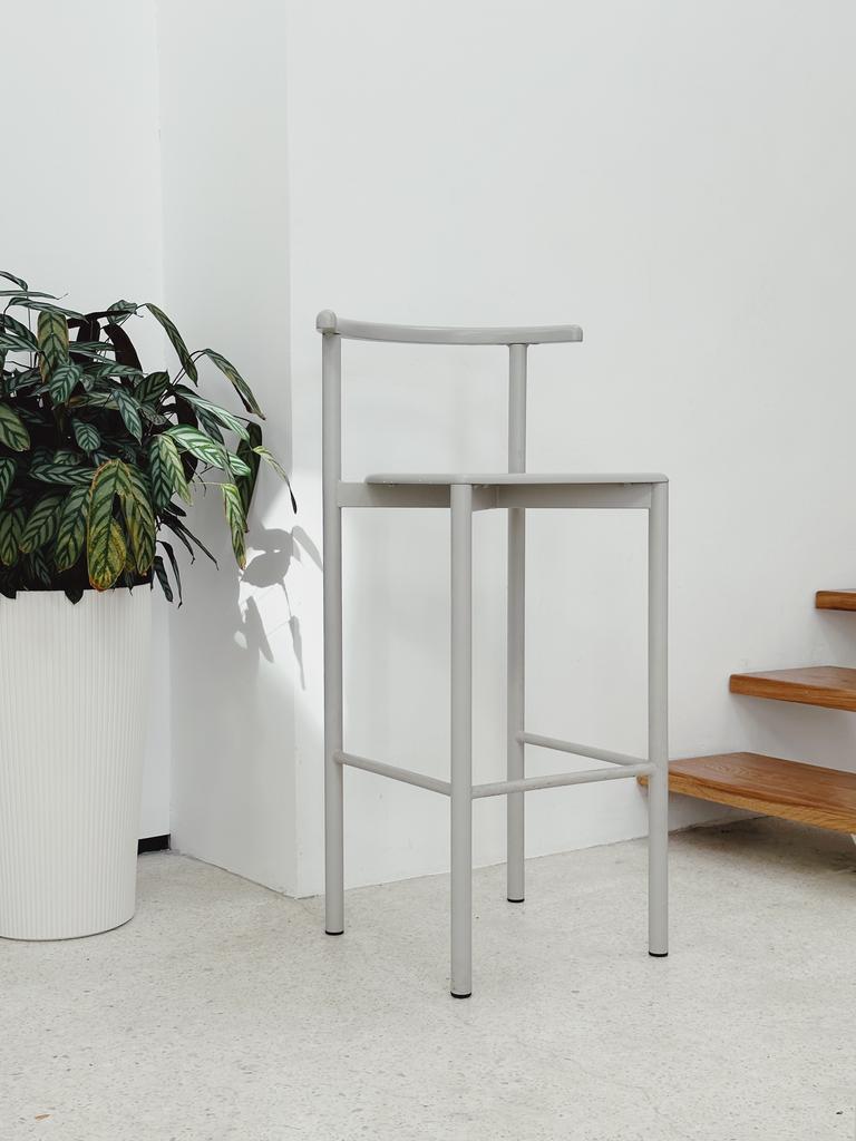 Барный стул светло-серый НРА