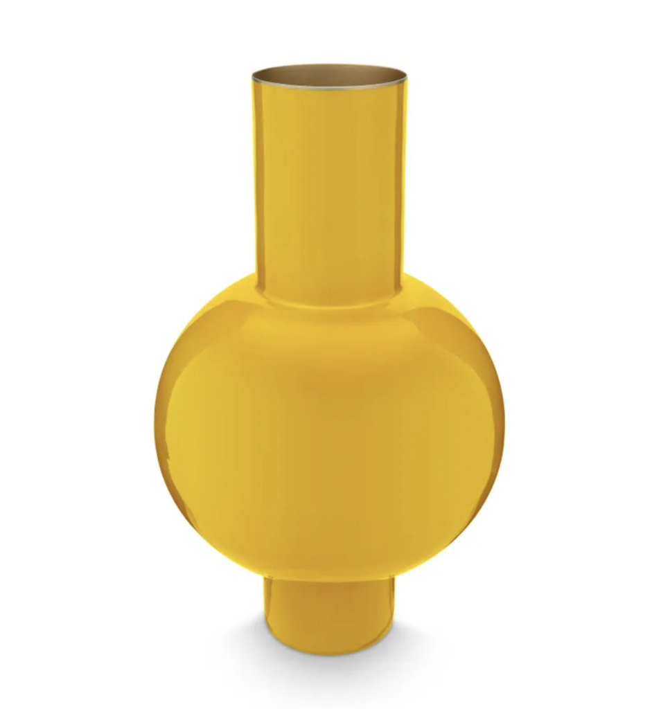 Ваза желтая металлическая Pip Studio