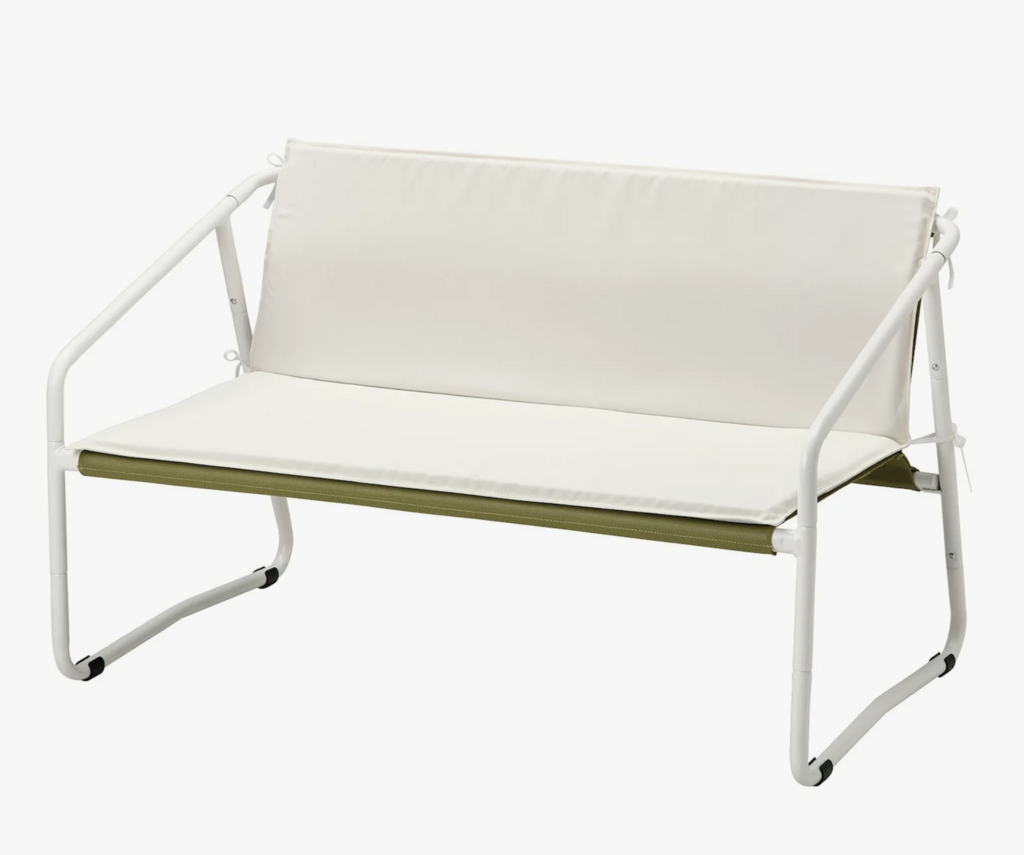 Зеленый диван из сетки и стали INGMARSÖ