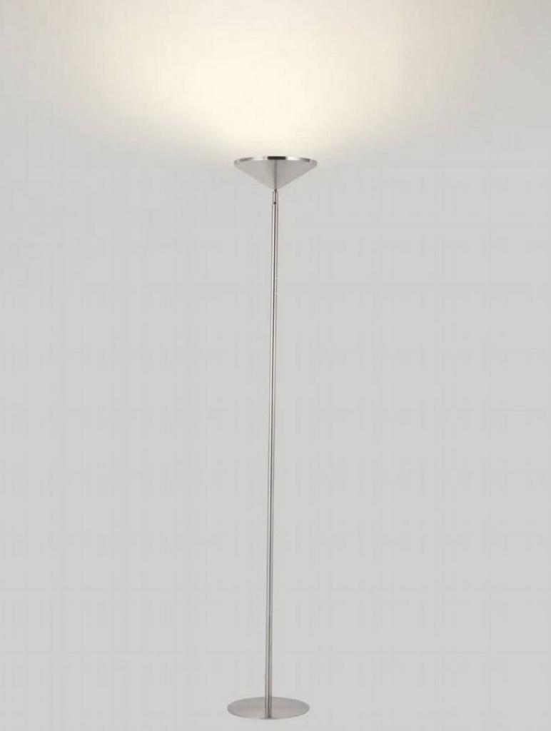 Торшер никель ар-деко