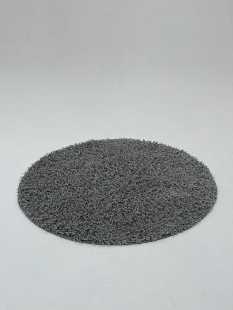 Ковер пушистый серый  140*140