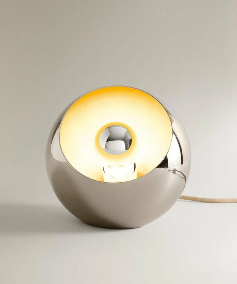 Настольная лампа в форме полусферы Zara home