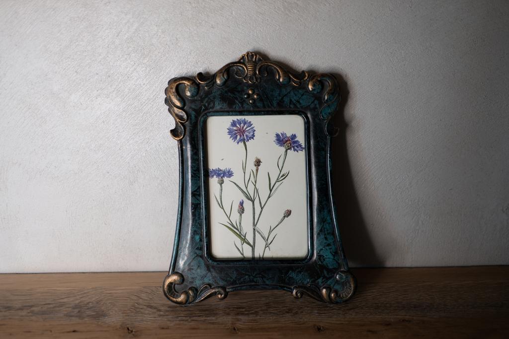 Рамка для фотографий винтаж с васильками