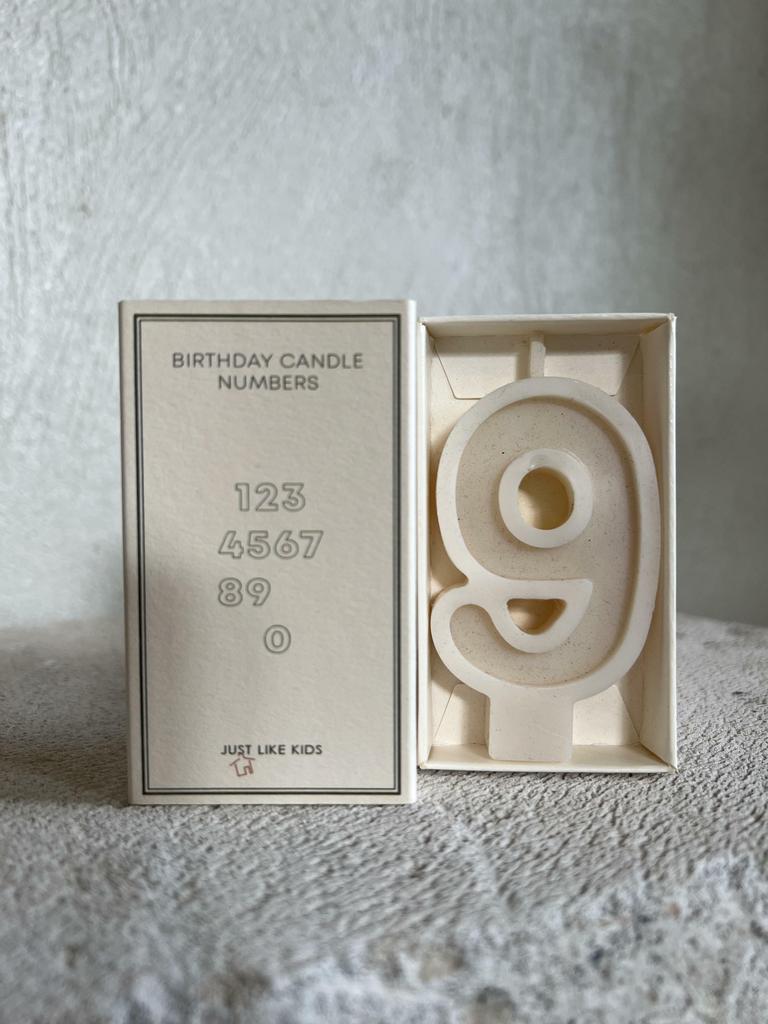 Свеча для торта соевая 9