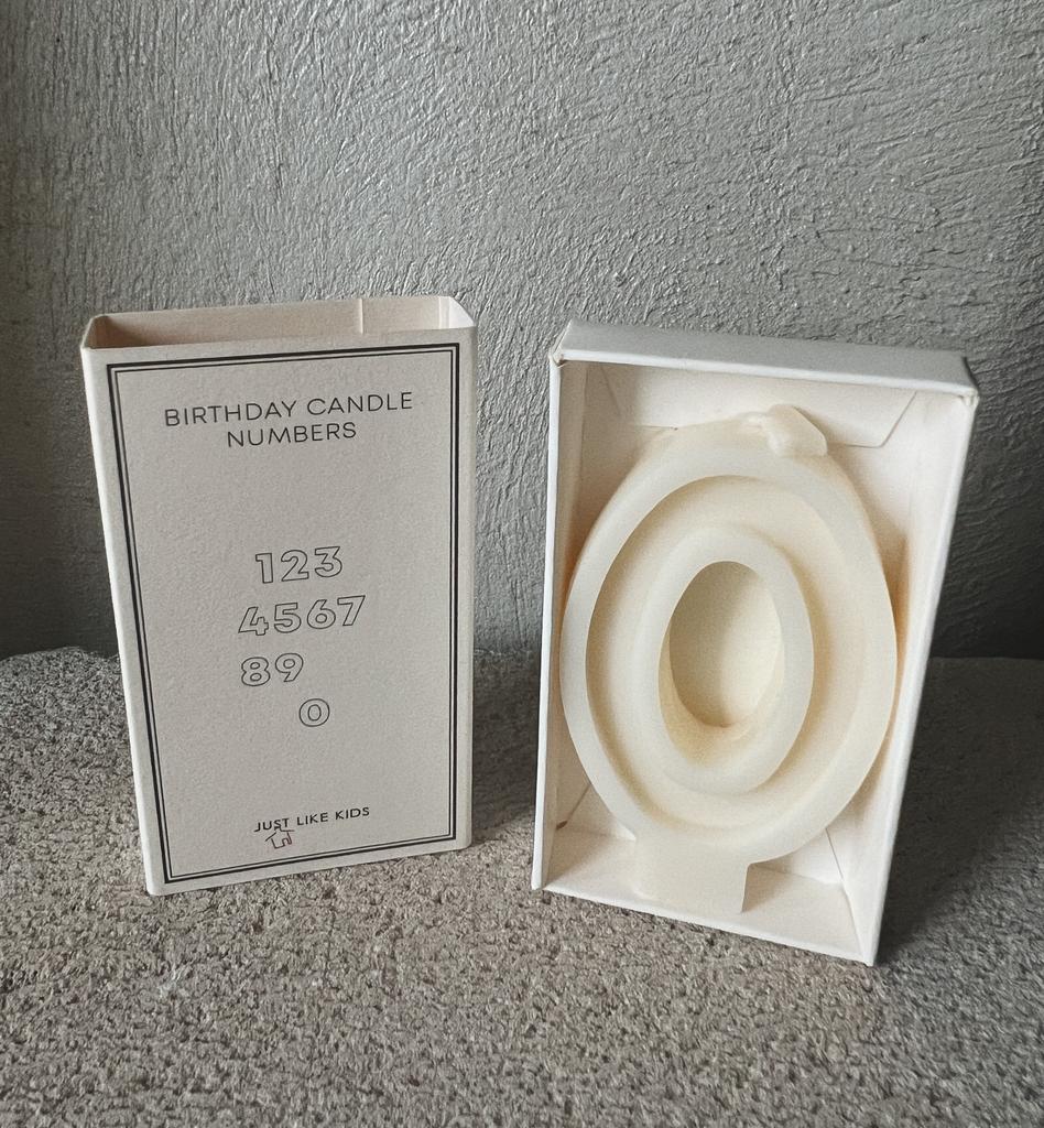 Свеча для торта соевая 0