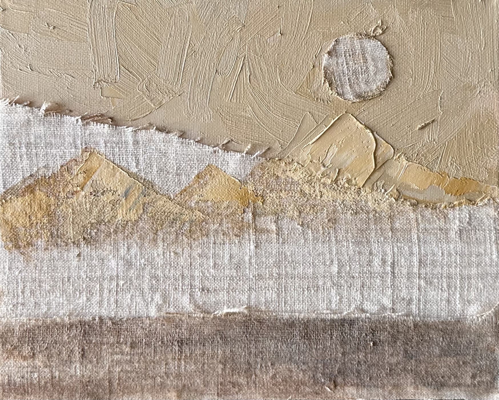 Пейзаж с шелком