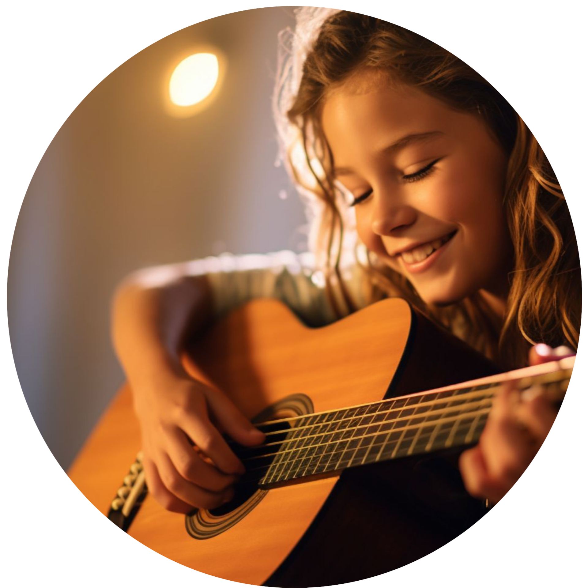 Индивидуальные занятия игры на гитаре