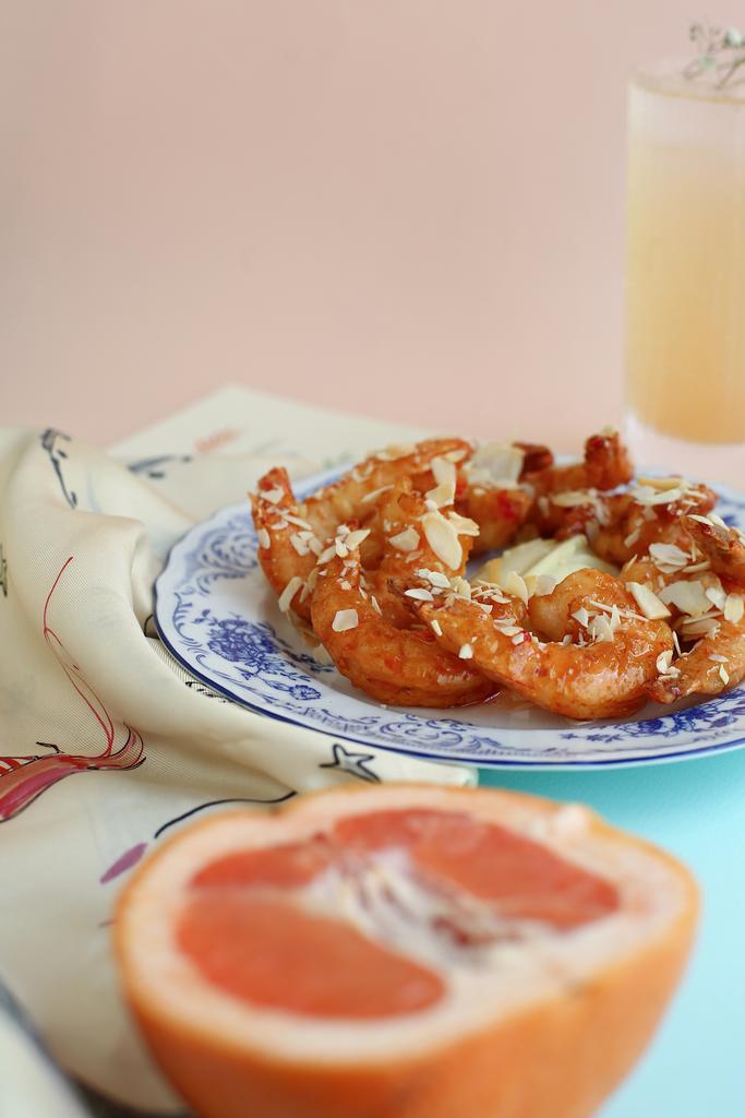 Миндальные креветки