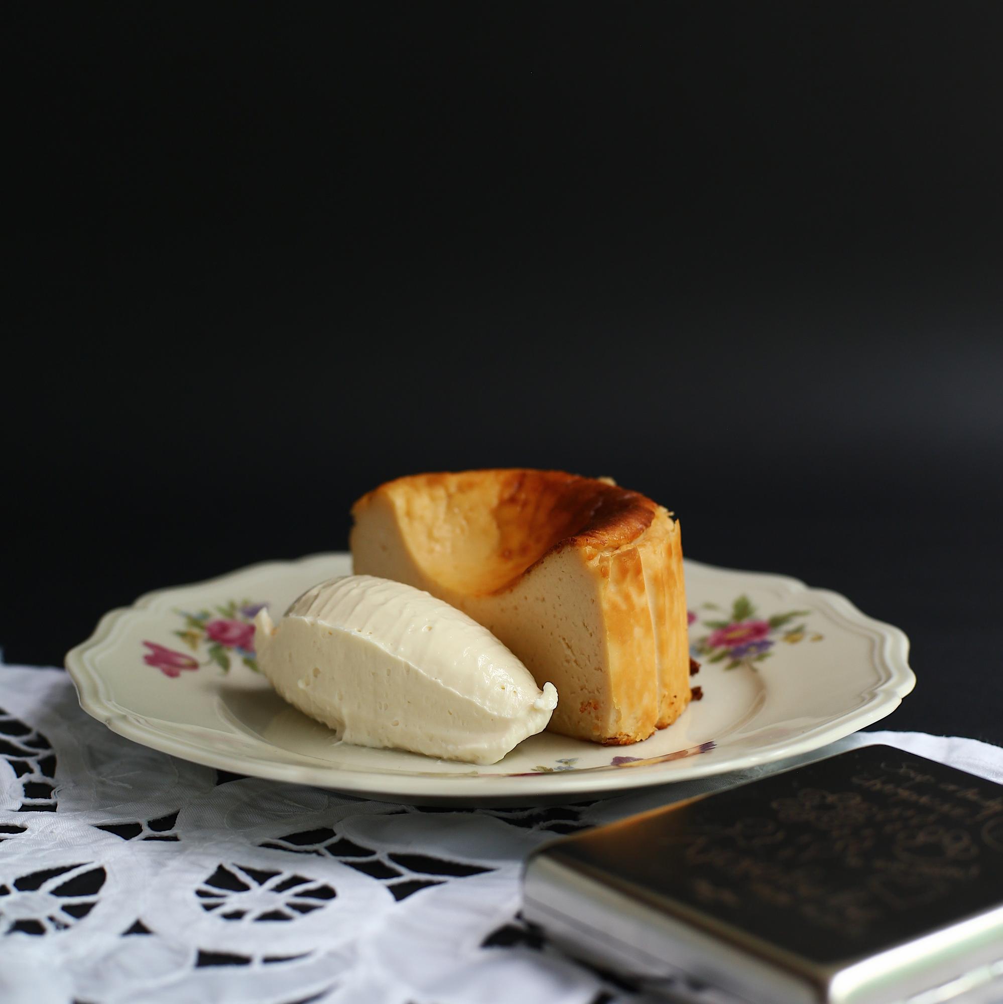 топленый чизкейк, заварной крем