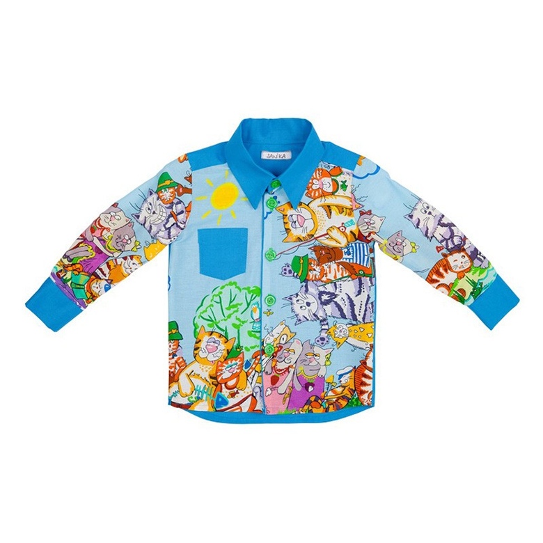 Shirt «Cats on a fishing trip»