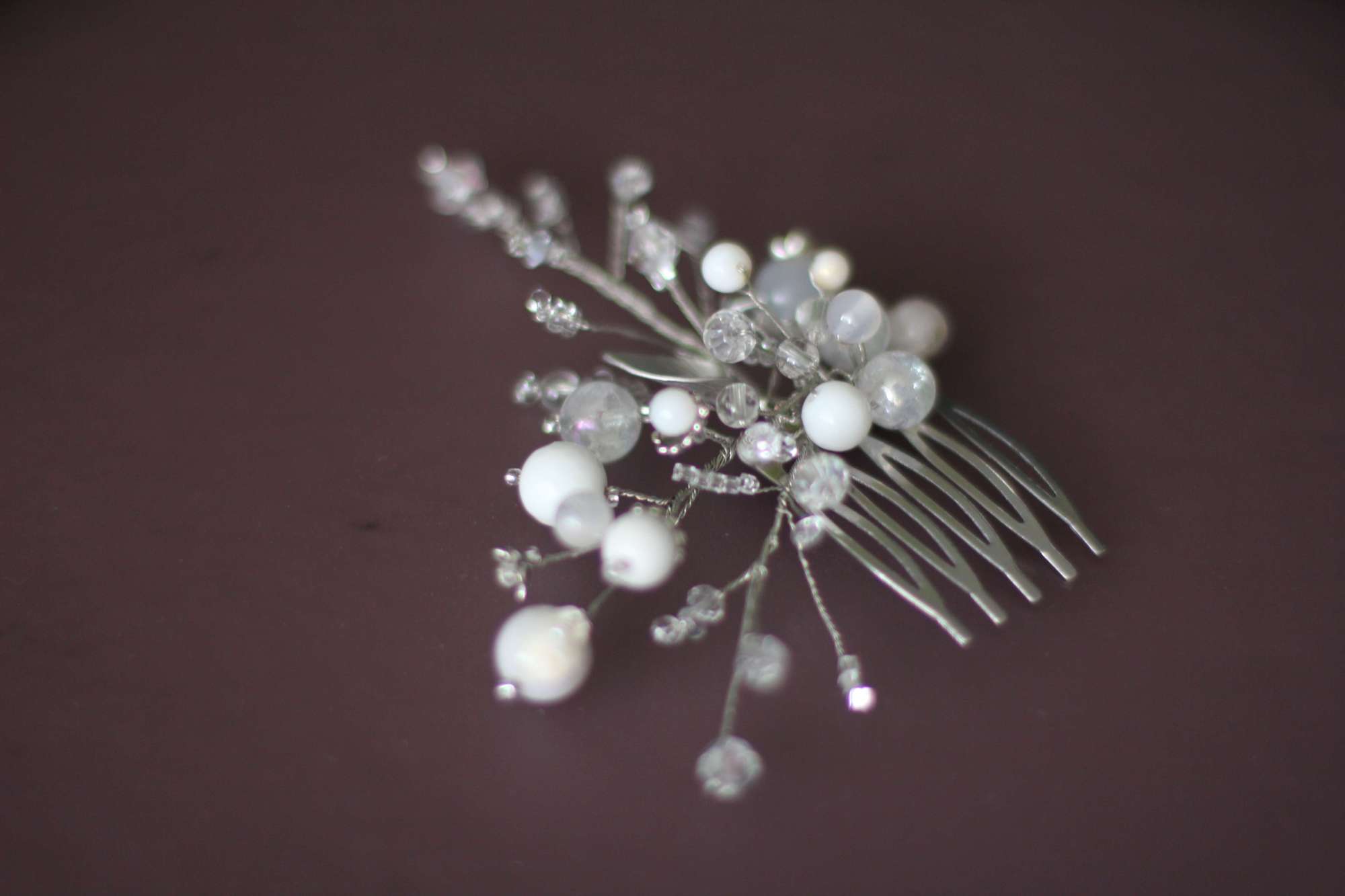 Гребень малый SILVER BERRIES