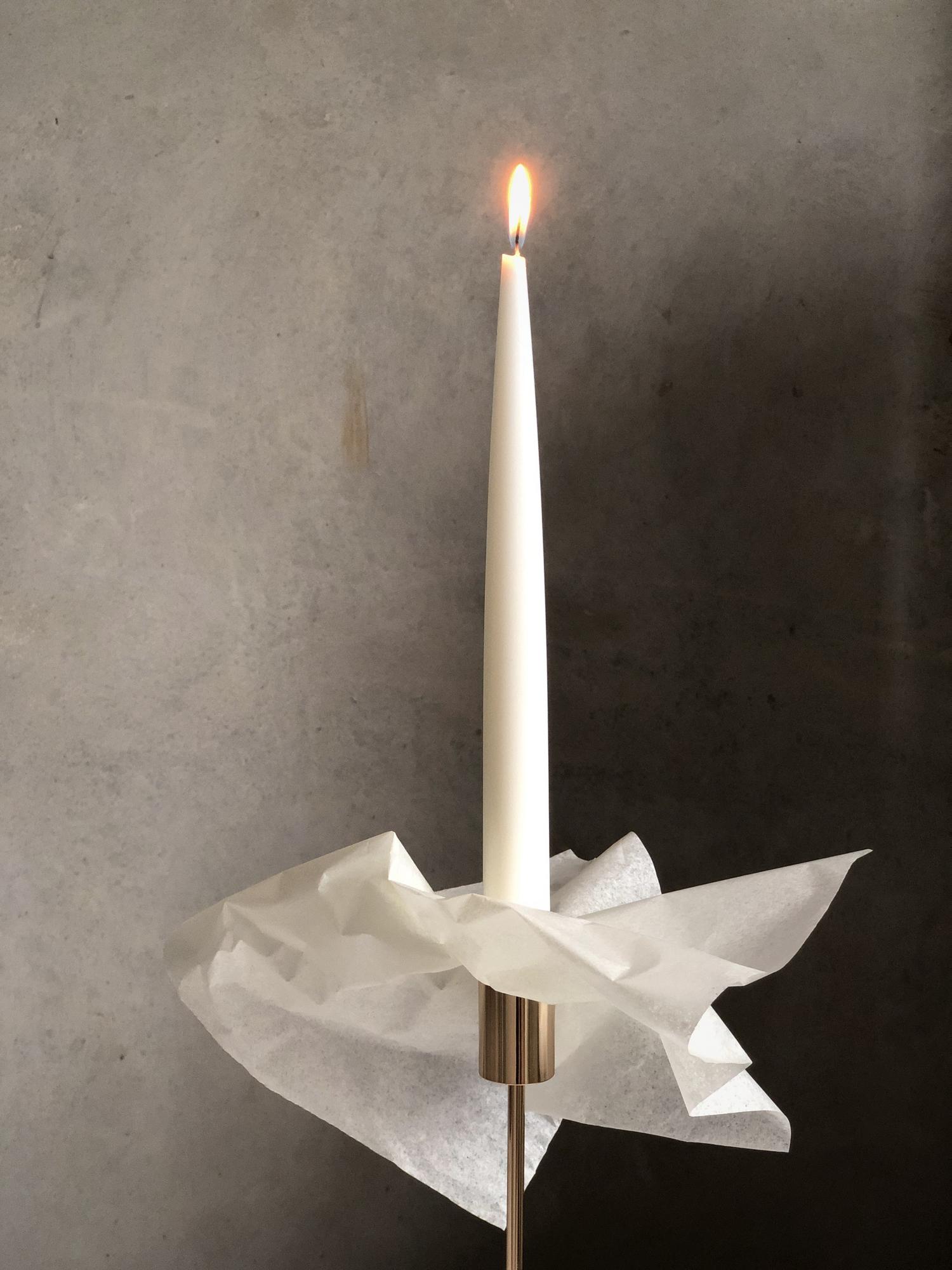 Набор свечей TAPER белый