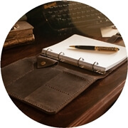 Кожаные ежедневники