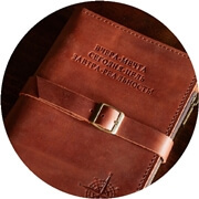 Тиснение на кожаных изделиях