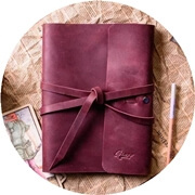 Красивые блокноты из кожи