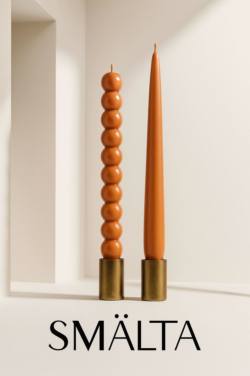 Набор свечей BUBBLE тыквенный