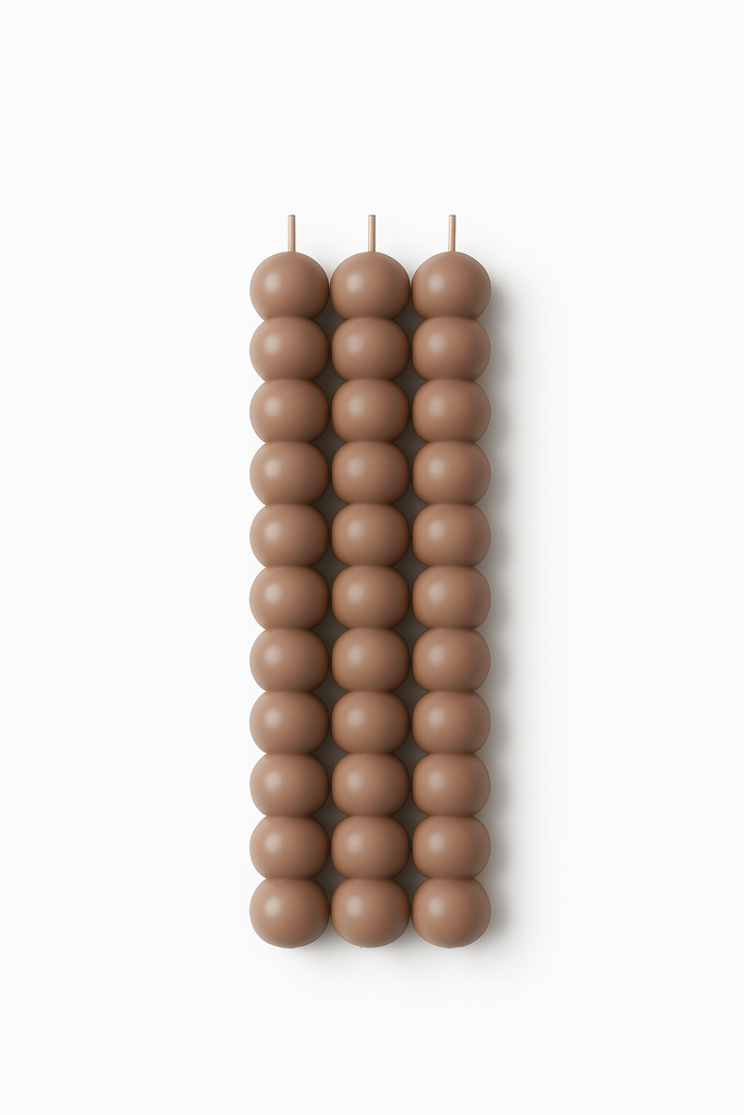 Набор свечей BUBBLE латте