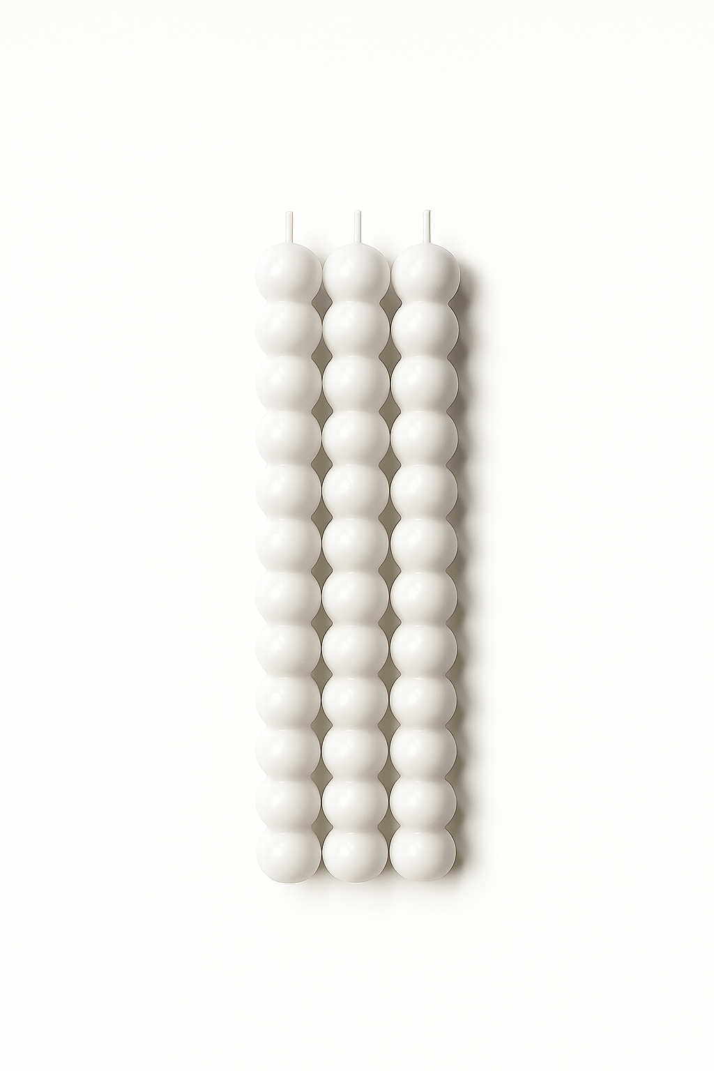 Набор свечей BUBBLE белый