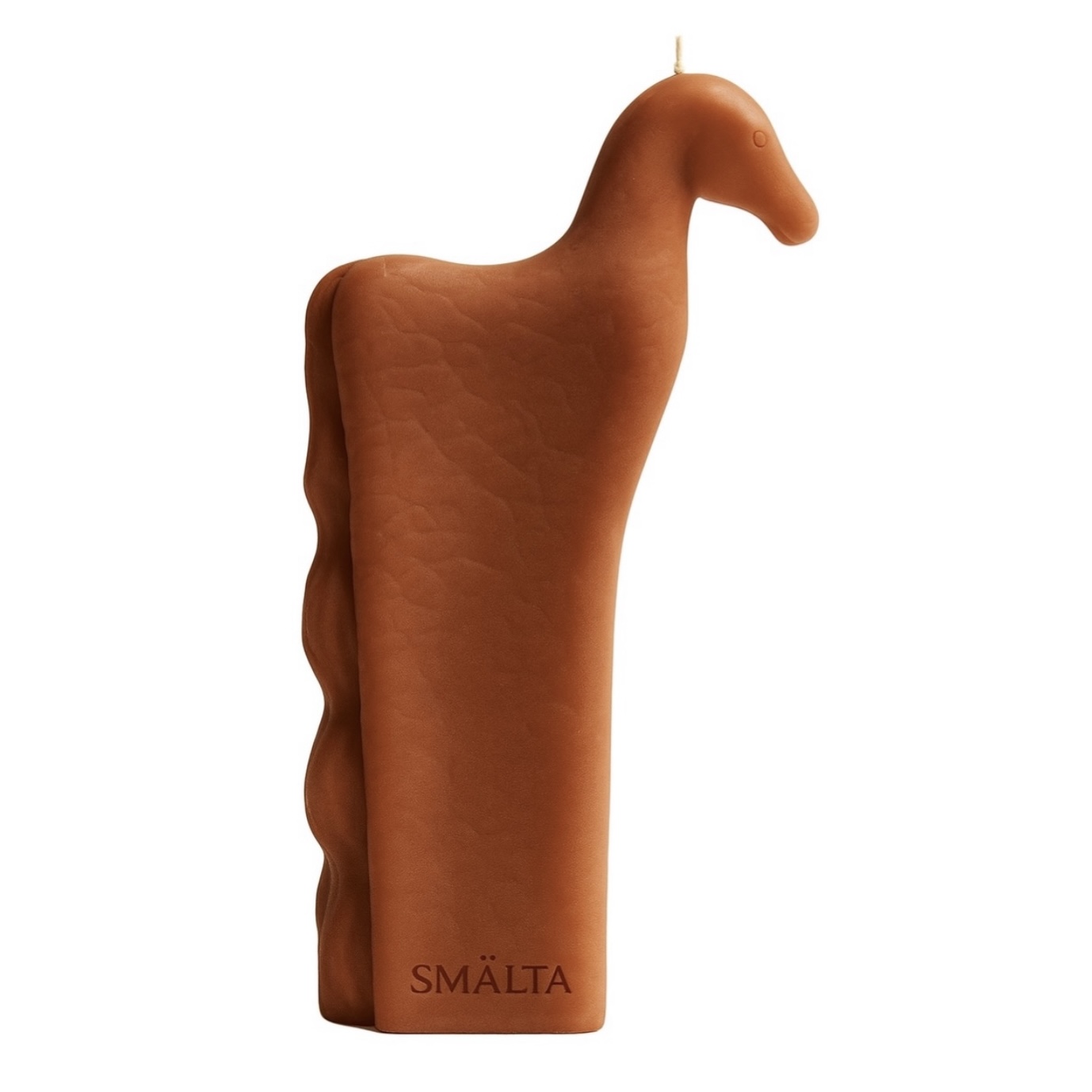 Свеча декоративная "Лошадь" терракотовая